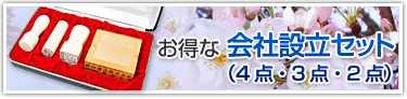 お得な会社設立セット